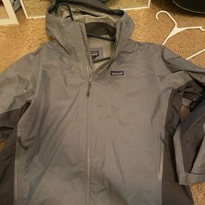 Gray Patagonia Rain Jacket